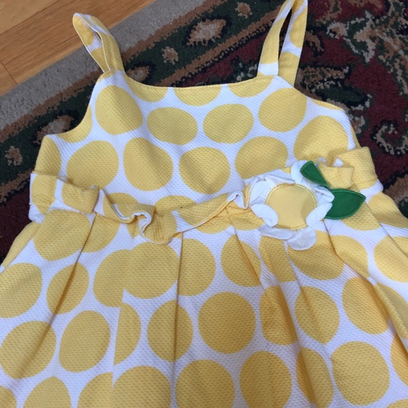 Gymboree yellow and white dress - Picture 3 of 4
